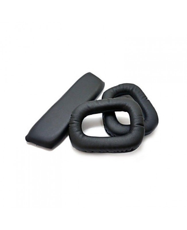 Soft Replacement Ear Pads Cushions & Headband Cushion for Logitech G35 G930 G430 F450 Headphones